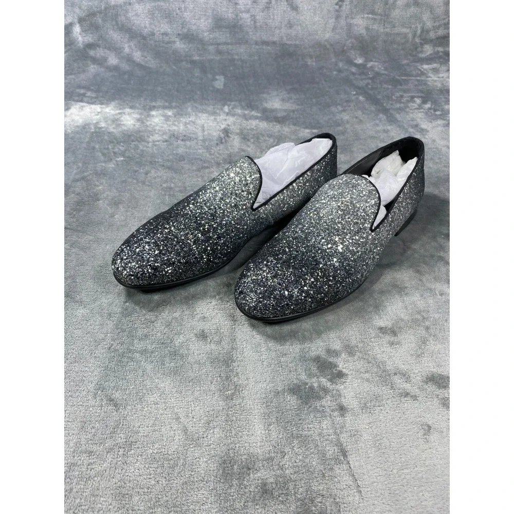 Aldo‎ Men's Shoe US 10 Glitter Slip On Loafer Tuxedo Sparkling Dress Formal EUC